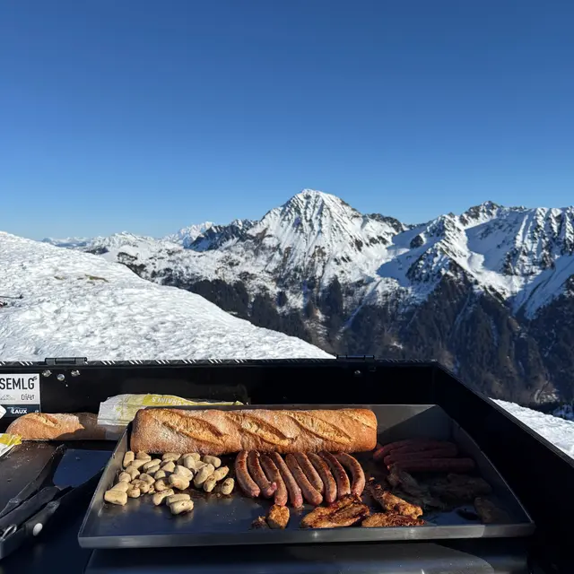 Barbecue plancha sur les pistes_Le Collet