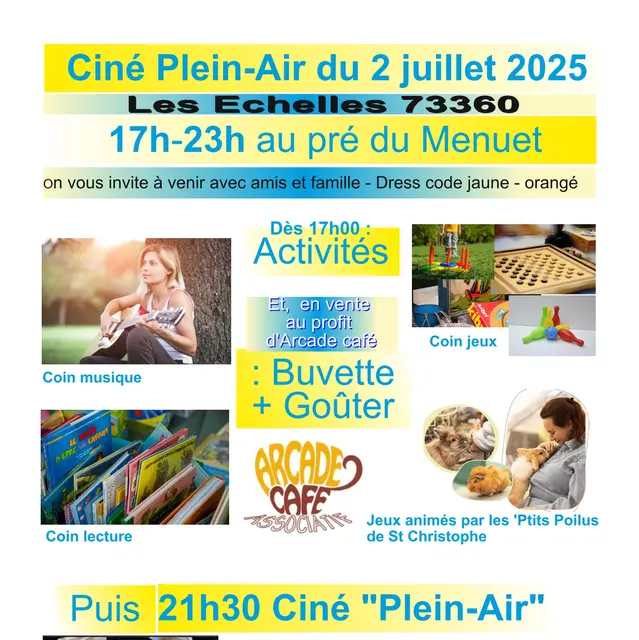 Moment festif : activités et ciné !_Les Échelles