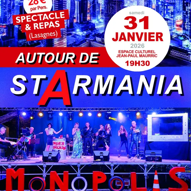 Repas spectacle du COF : soirée Starmania_La Crau