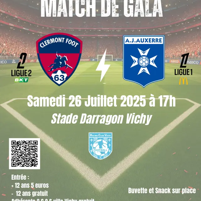 Affiche du match