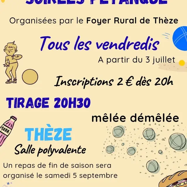 Soirées pétanque