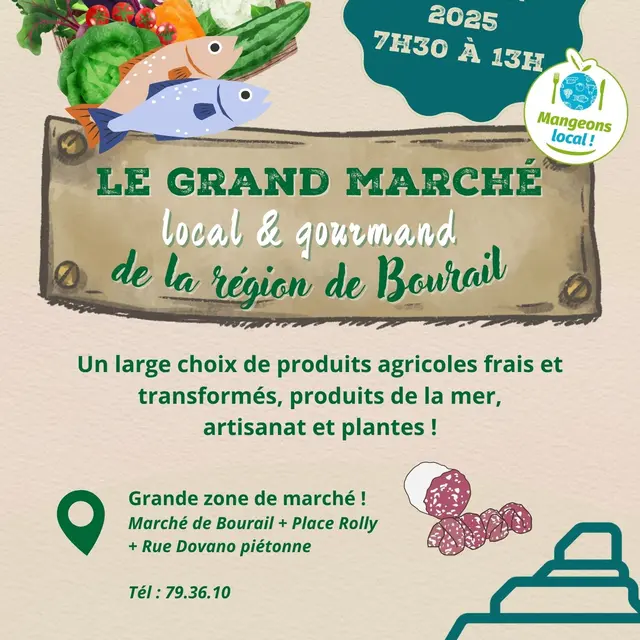 Grand marché local & gourmand de la région de Bourail_Bourail