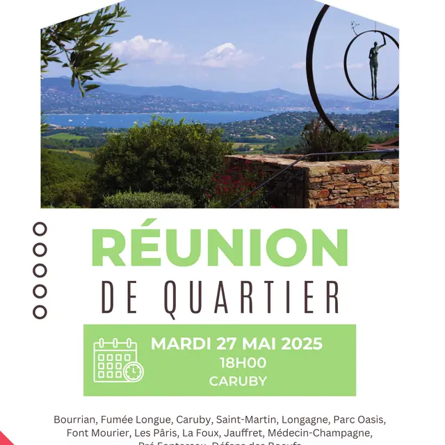 Réunion de quartier zone 3