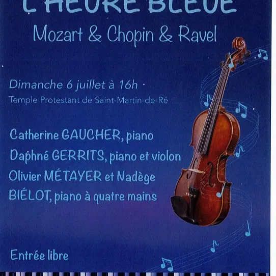 L'heure Bleue - Mozart, Chopin et Ravel_Saint-Martin-de-Ré