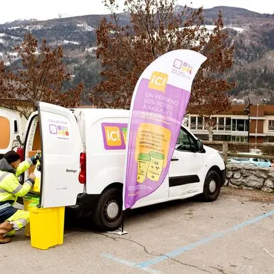 Collecte de déchets de Soins à Risques Infectieux_Val-d'Isère