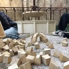 Histoire architecture, Atelier : construction d’une voute_Avignon