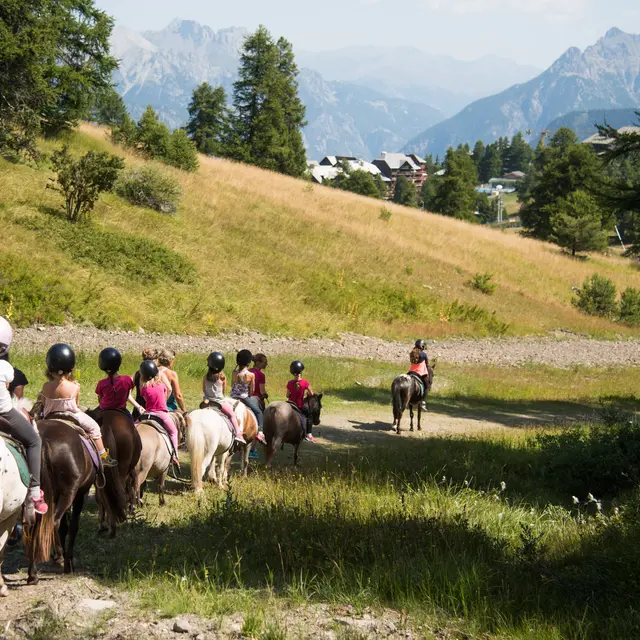Parcours d'orientation à poney_Risoul