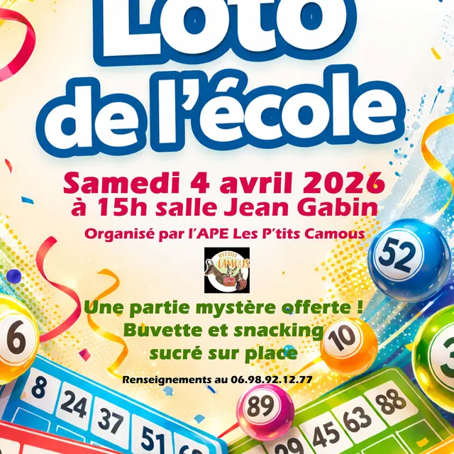 Loto de l'école_Saint-Martin-Vésubie