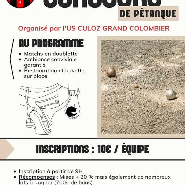 Concours de pétanque à Culoz_Culoz-Béon