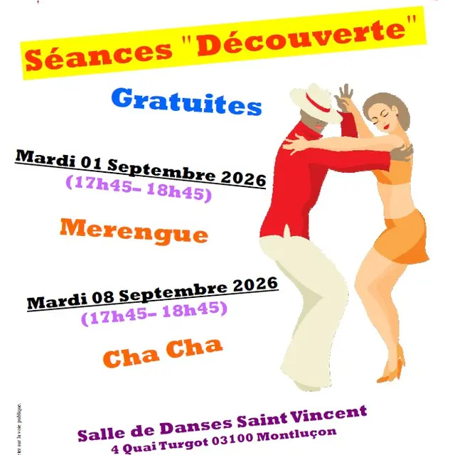 Danse : Séances Découverte_Montluçon