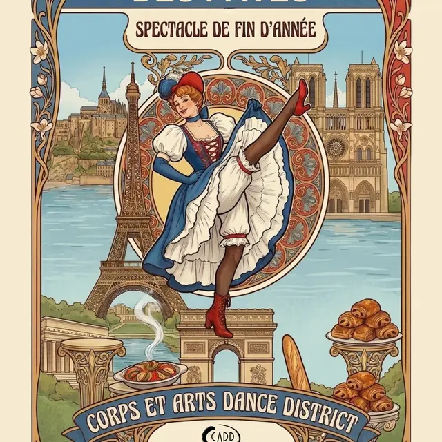 Affiche spectacle L'echo des pavés
