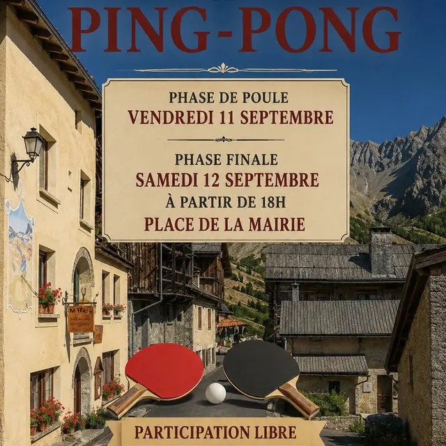Tournoi de ping-pong_Saint-Véran