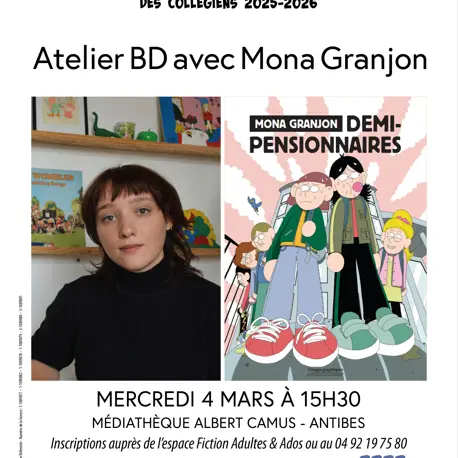 Atelier BD avec Mona Granjon_Antibes