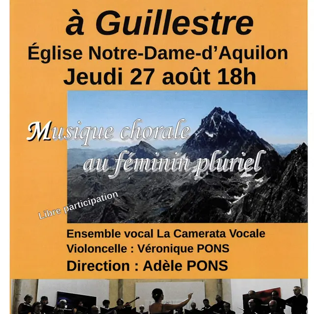 Concert de la Camerata vocale_Guillestre