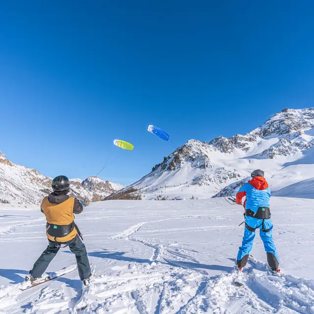 Snowkite avec Oxygène