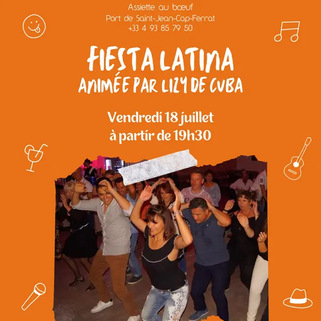 Les soirées du Léo Léa : Lizy de Cuba Fiesta Latina_Saint-Jean-Cap-Ferrat