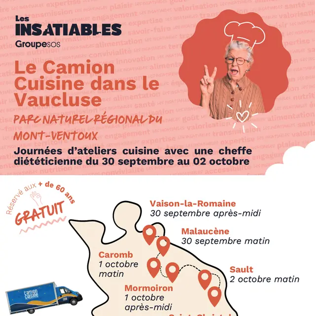 Festival Ventoux Saveurs - Ateliers culinaires dans un camion de cuisine mobile_Vaison-la-Romaine