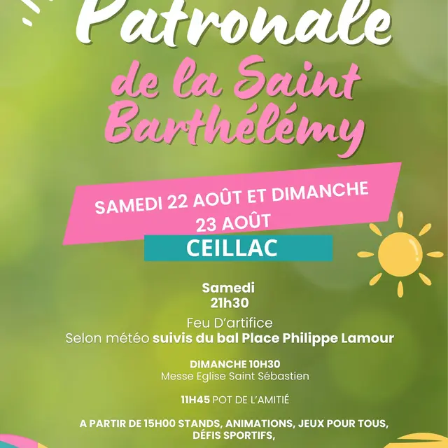 Feu d'artifice et bal de la Saint Barthélemy_Ceillac