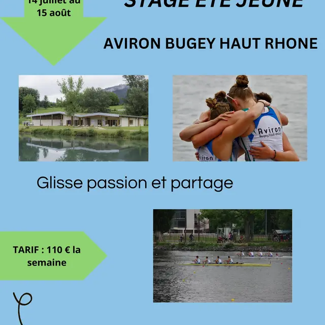 Stage d'été d'aviron pour les jeunes_Virignin