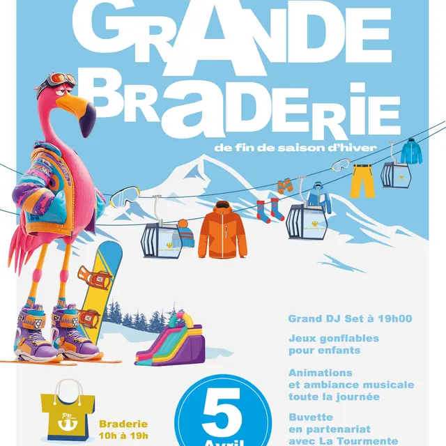 Grande braderie des commerçants_La Salle-les-Alpes