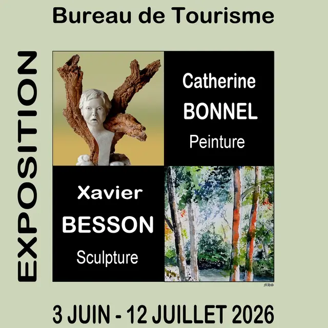 Affiche Expo C. Bonnel - X. Besson