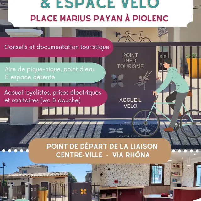 Point info tourisme et espace vélo - Piolenc