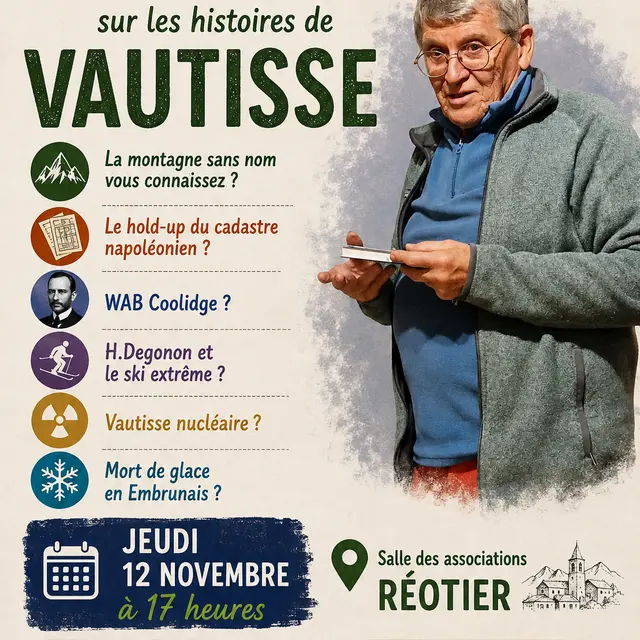 Conférence sur les histoires de Vautisse_Réotier
