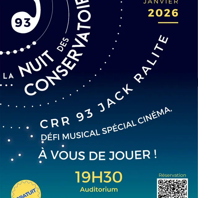 Concert - Nuit des conservatoires - Défi musical spécial cinéma, à vous de jouer !_Aubervilliers