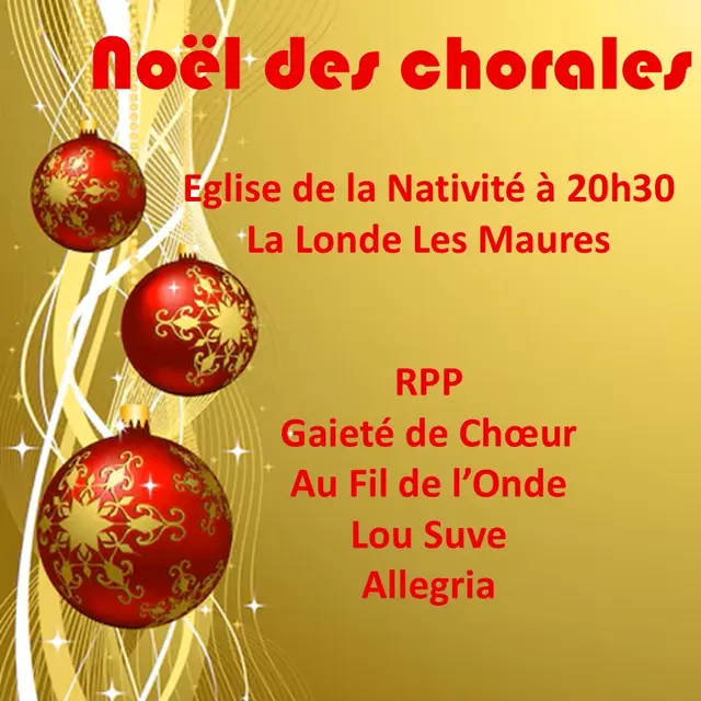 Nuitée des Chorales par Allegria, Gaieté de Chœurs, Au Fil de l'Onde et Lou Suve_La Londe-les-Maures