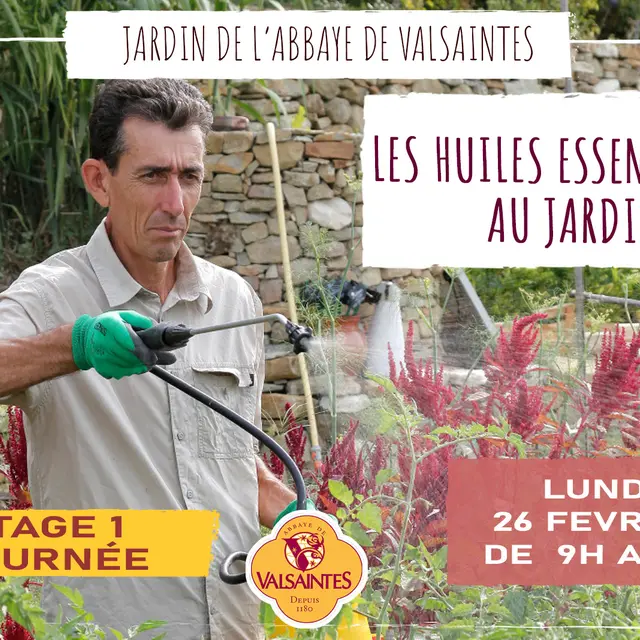 Stage utilisation huiles essentielles au jardin