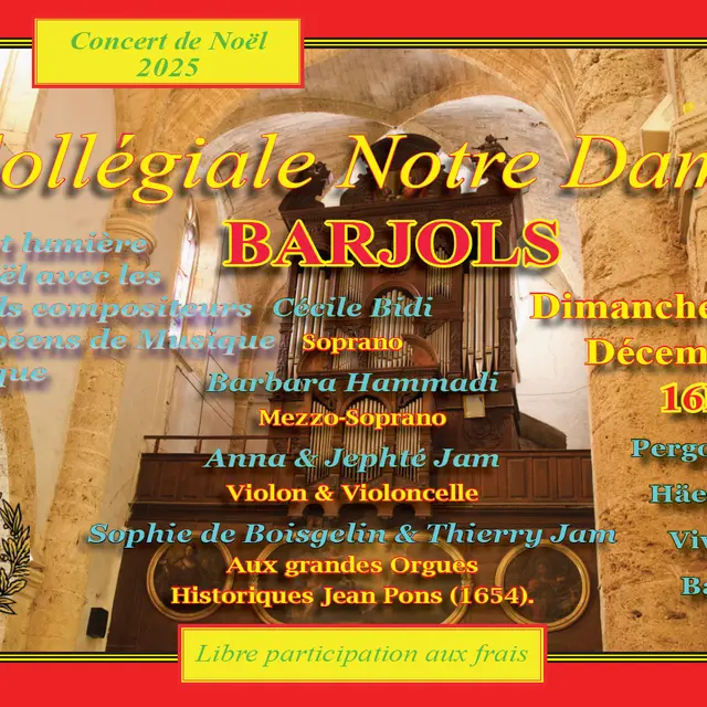 Concert de noël - musique baroque_Barjols