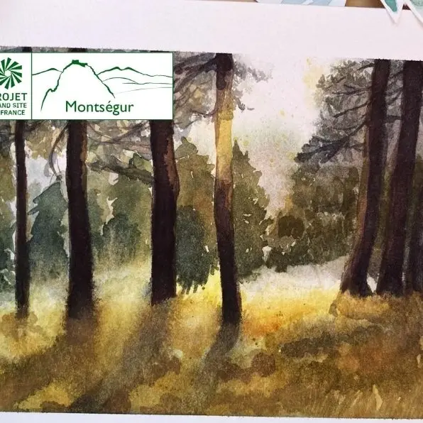 Découverte des fleurs par une initiation à l’aquarelle._Comus