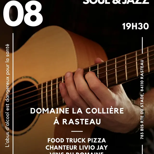 Soirée Pop, Soul & Jazz - Domaine La Collière_Rasteau