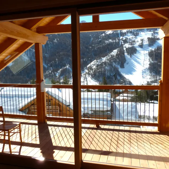 Vue sur la piste luc Alphand