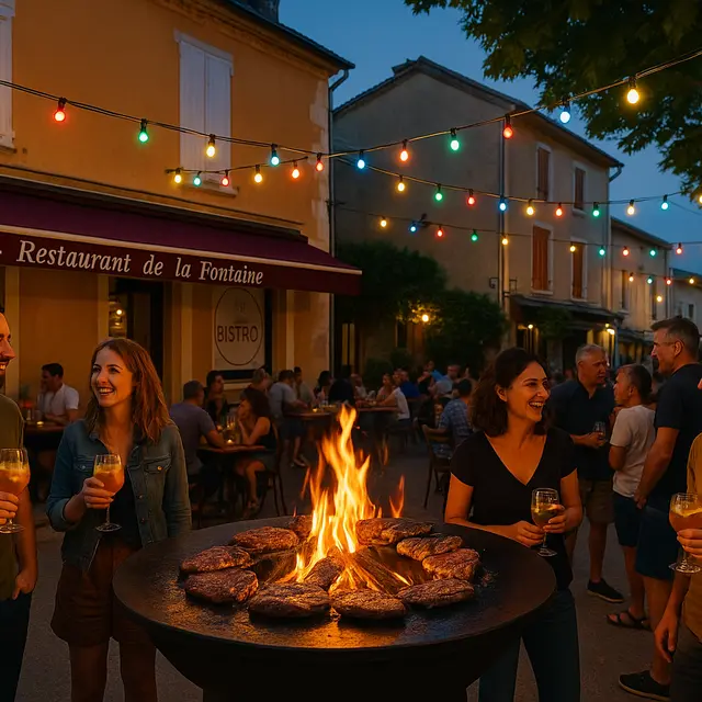 Soirée brasero_bistro de la fontaine