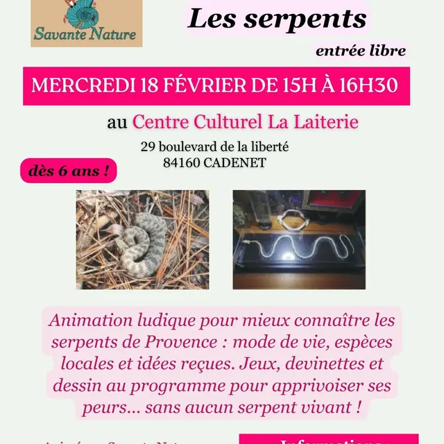 Atelier scientifique  au Centre culturel de Cadenet_Cadenet