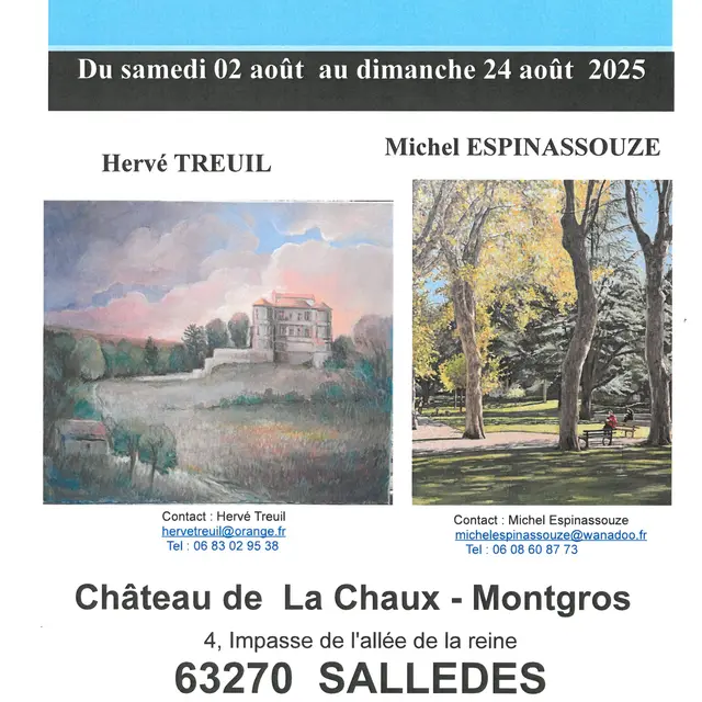 Pour un même monde, deux regards | Château de La Chaux Montgros_Sallèdes