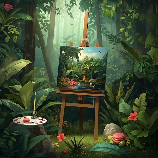 Art et dégustation - Dans la jungle du Douanier Rousseau_Saint-André-de-Corcy