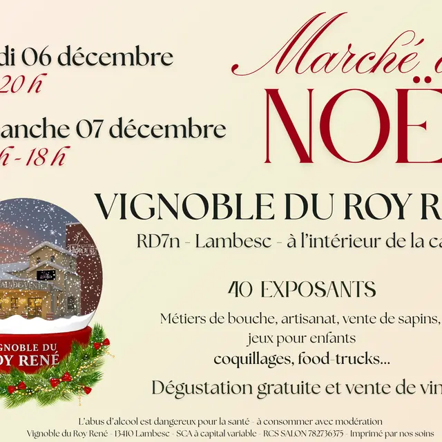 Marché de Noël du Vignoble du Roy René_Lambesc