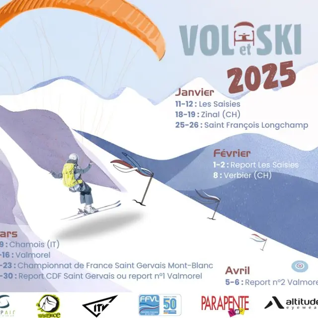 Championnat de France Vol & Ski_Saint-Gervais-les-Bains