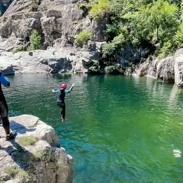 Canyoning famille Chassezac