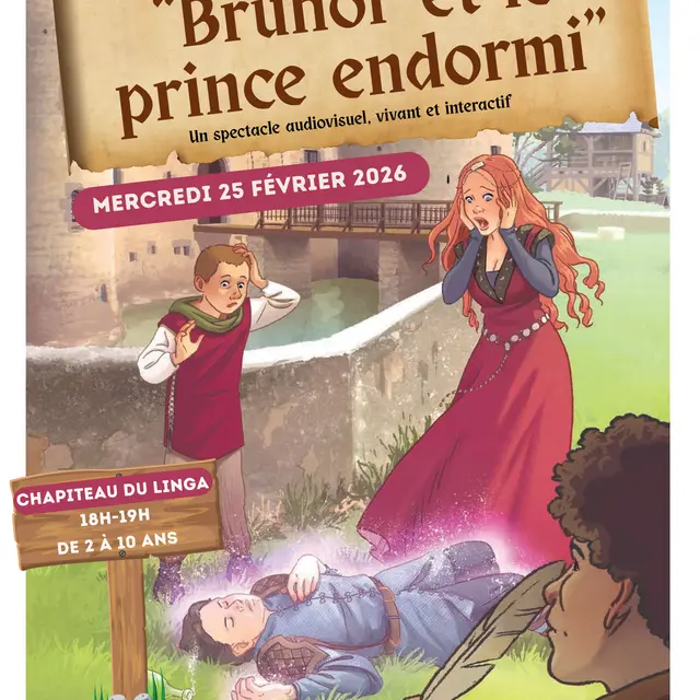 Spectacle enfants Brunor et le prince endormi_Châtel