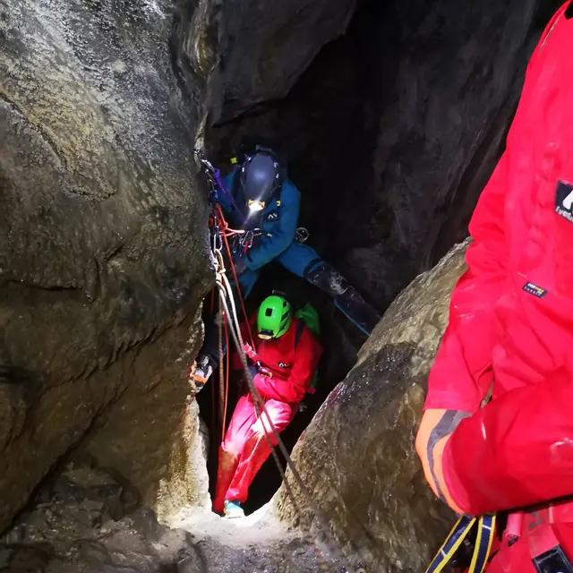 Descente en rappel