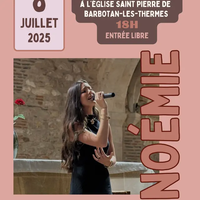 Concert Noémie à l'église de Barbotan-les-Thermes_Cazaubon