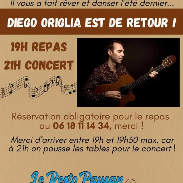Resto paysan : Diego Origlia est de retour_Breil-sur-Roya