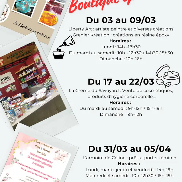 Boutique éphémère : l'armoire de Céline_Les Échelles