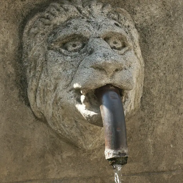 Détail fontaine nord