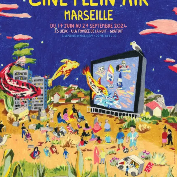 Ciné plein-air - Affiche 2024