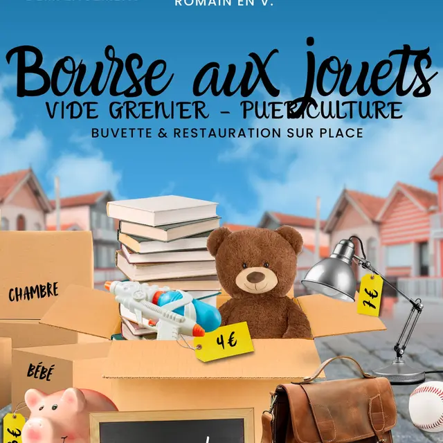Bourse aux jouets & Vide grenier de l'APE_Saint-Romain-en-Viennois