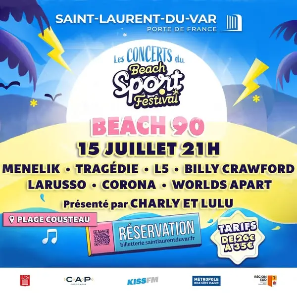 Les Concert du Beach Sport Festival - Beach 90_Saint-Laurent-du-Var